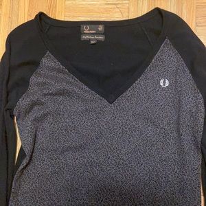 Amy Winehouse Fred Perry Leopard Sweater Dress Sz8